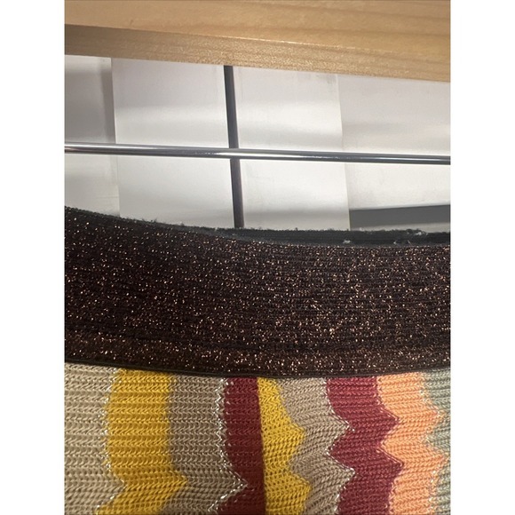 Anthropologie Seen Worn Kept Cilla Striped Knit A-Line Pull On Maxi Skirt Size 8 - Picture 3 of 10